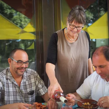 Restaurants at the water's edge