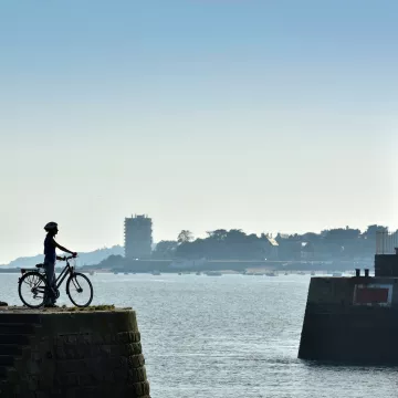 Relaxing by bike on the Vélocéan