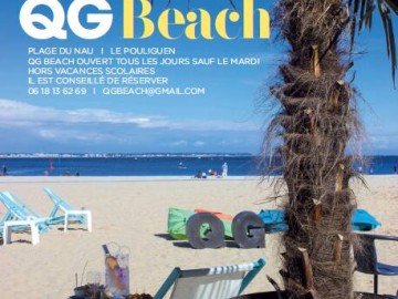 Restaurant le QG Beach plage