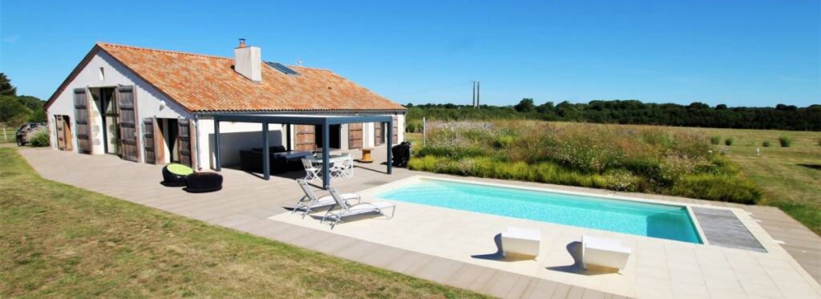 Villa la Grange avec piscine chauffee proche port Bourgenay a Talmont Saint Hilaire