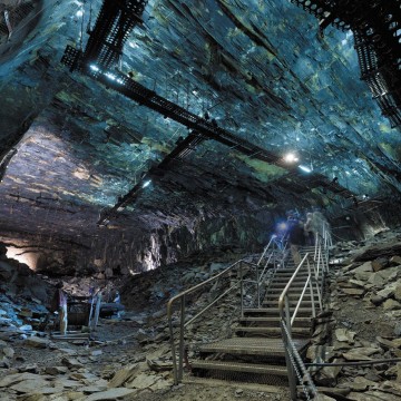 La Mine Bleue: 126 metres underground!