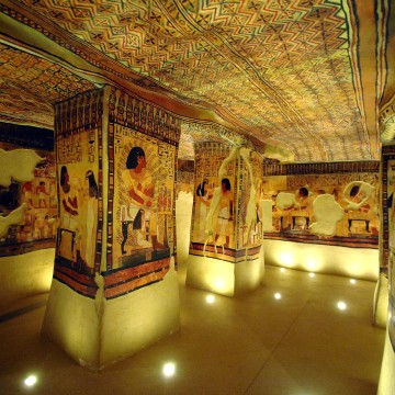 Explore the Egyptian tombs at the Musée de Tessé in Le Mans